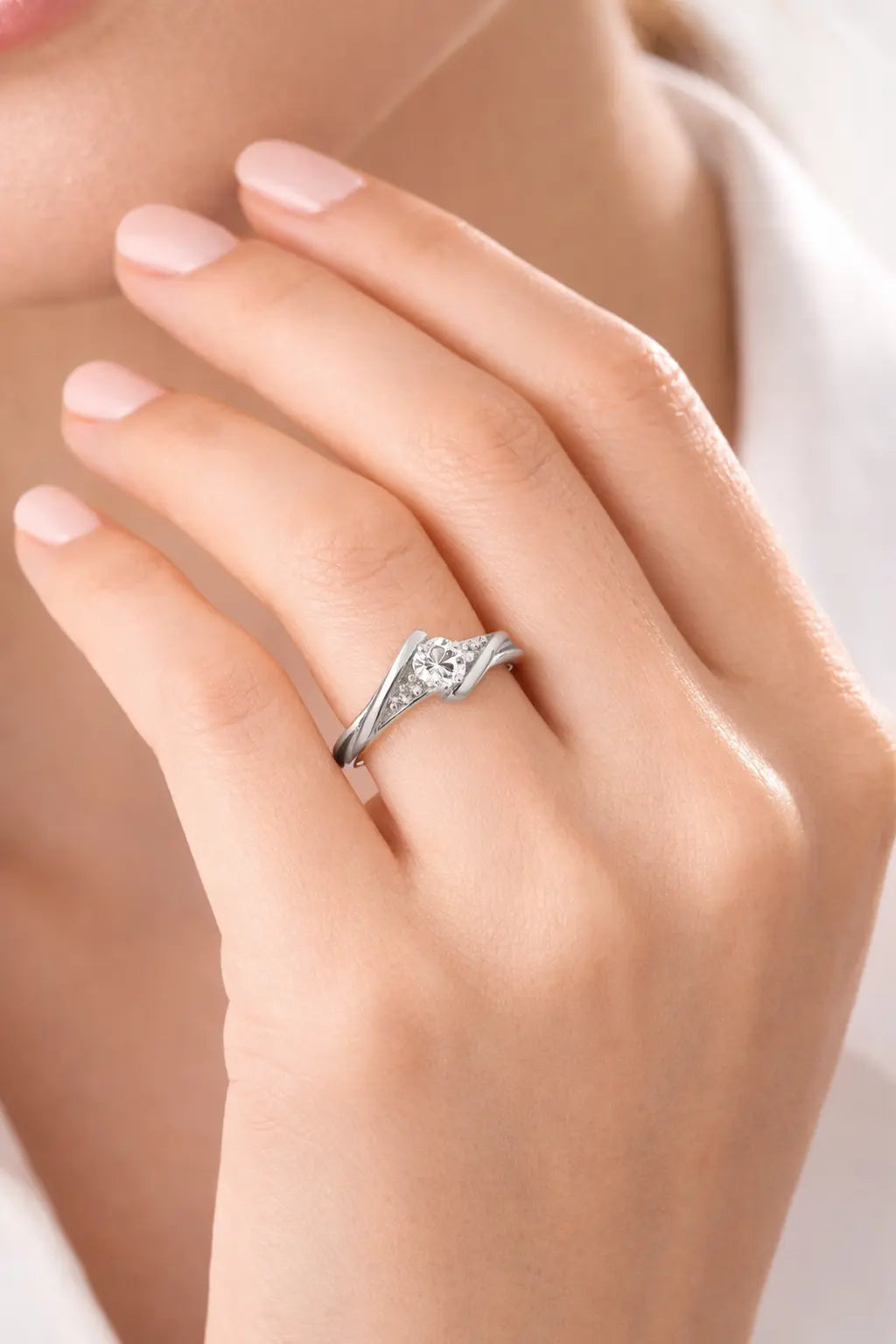 Bague femme Élégance Éternelle – Argent & Pierre Brillante - SoulRing
