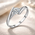 Bague femme Élégance Éternelle – Argent & Pierre Brillante - SoulRing