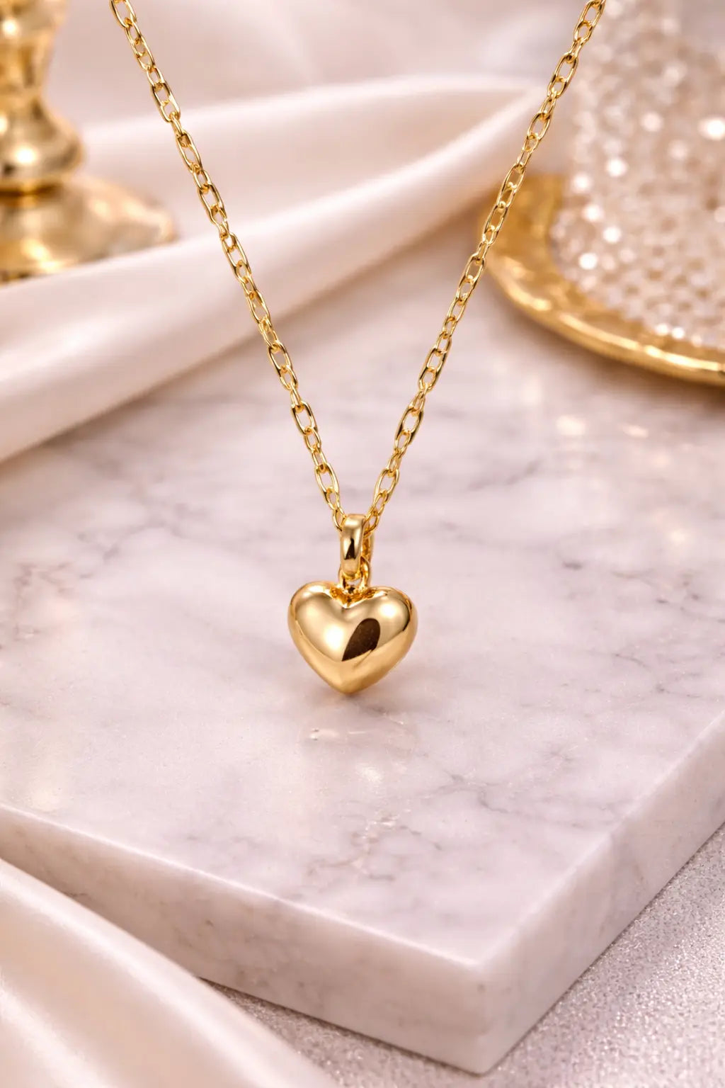 Collier Pendentif Cœur en Acier Inoxydable – Élégance Durable - SoulRing