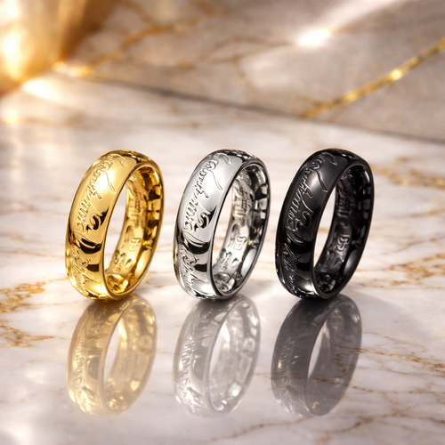 Bague Homme Écriture Elfique SoulRing