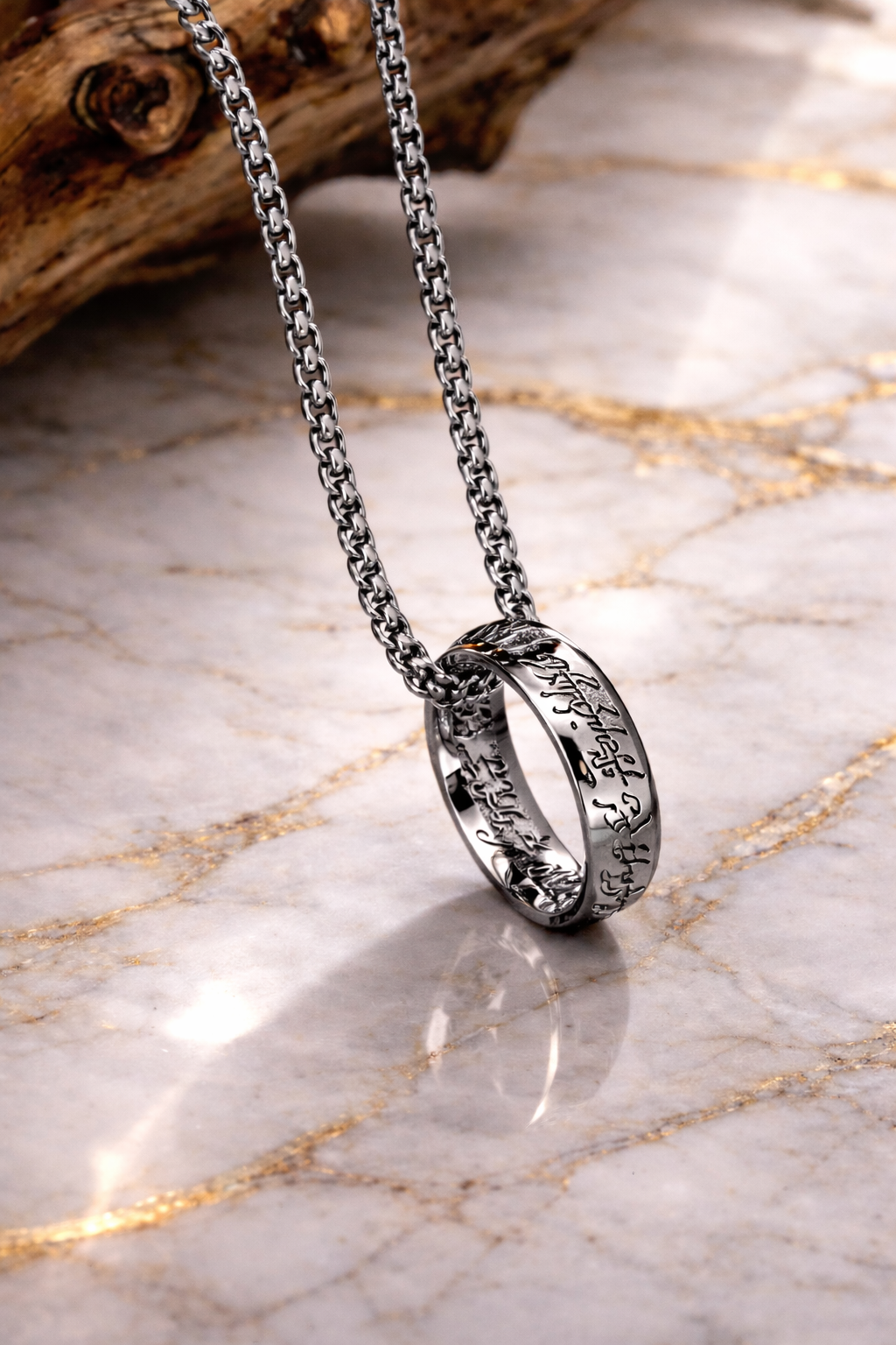 Bague Homme Écriture Elfique SoulRing