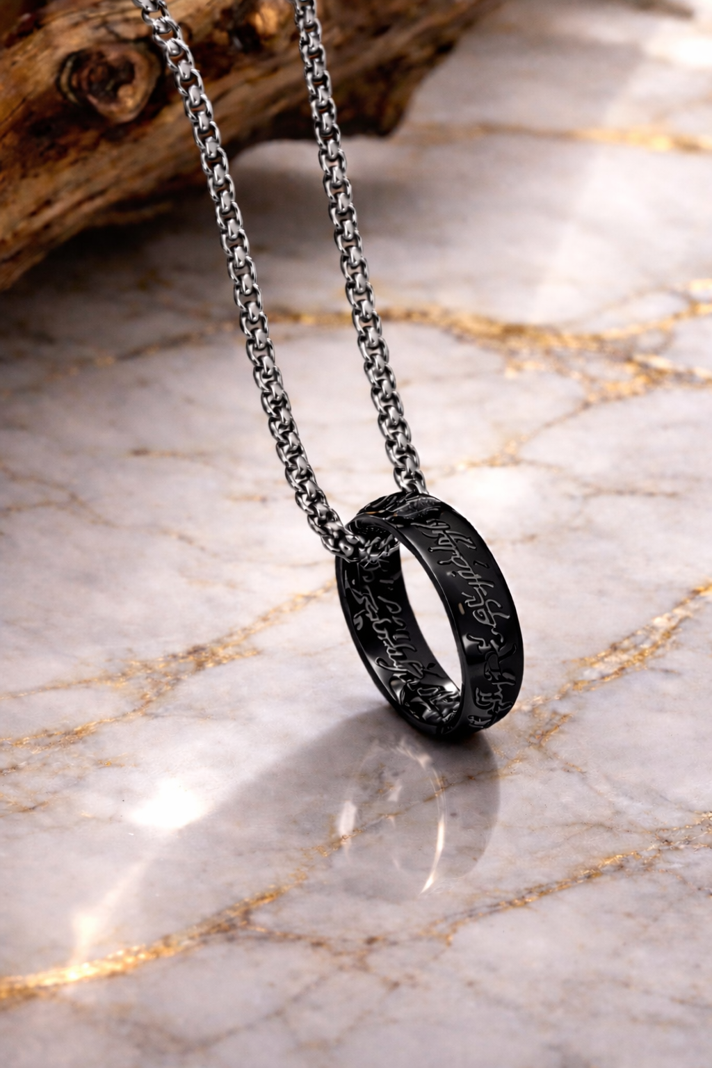 Bague Homme Écriture Elfique SoulRing